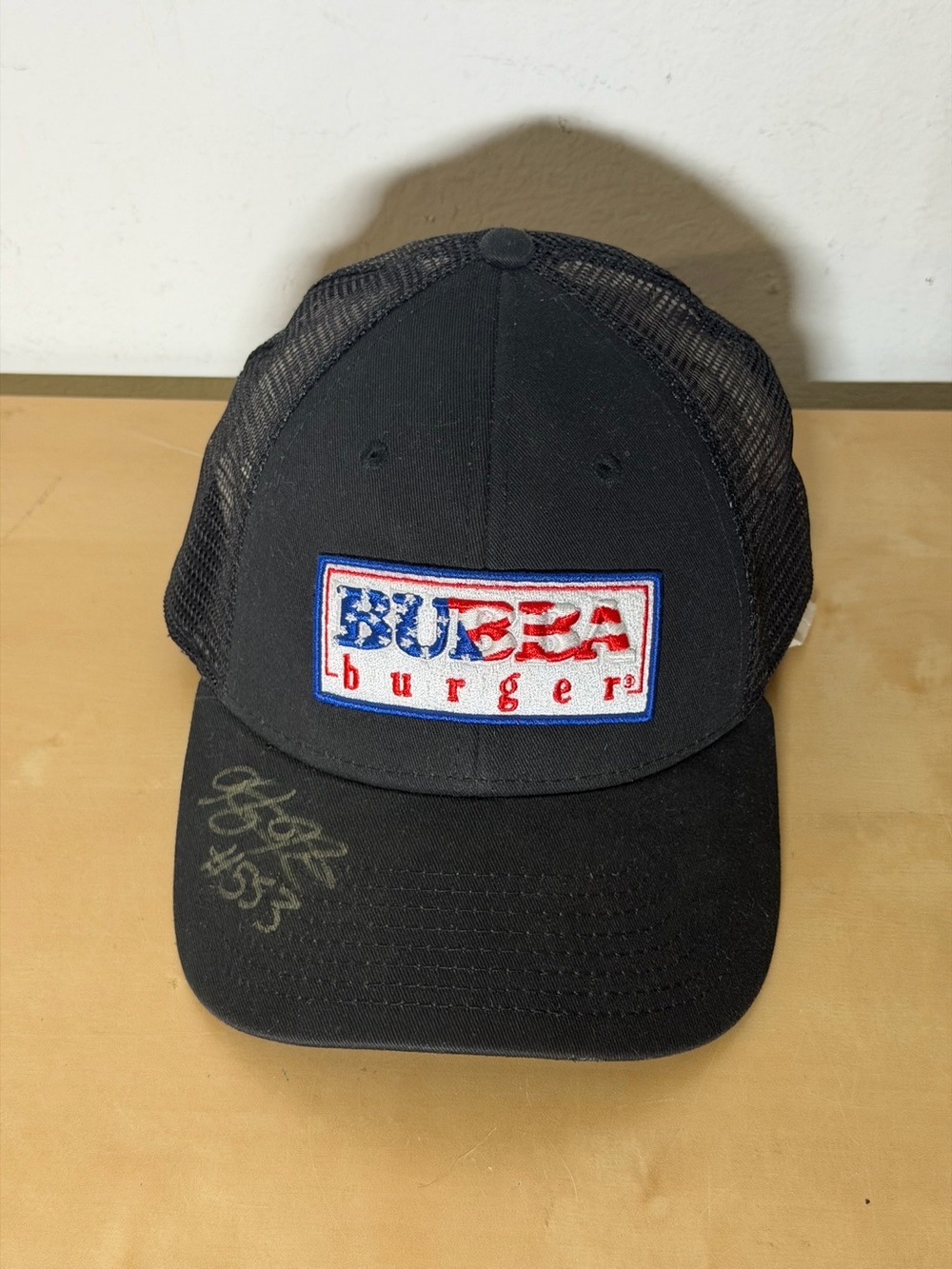 Brent Rouse #553 Signed BUBBA Burger Hat Motocross Autographed Racing